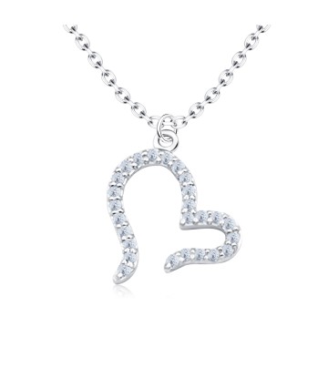 Heart Silver Necklaces SPE-5752